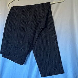 Ann Taylor Navy Patterned Trousers